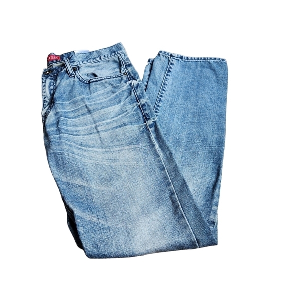 Guess Ultra Slim McCrae Fit blue midrise denim  Jean pants 31x30 - Picture 8 of 10